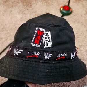 Vintage WWF bucket style hat. It's small size. 1999 titan sports inc.